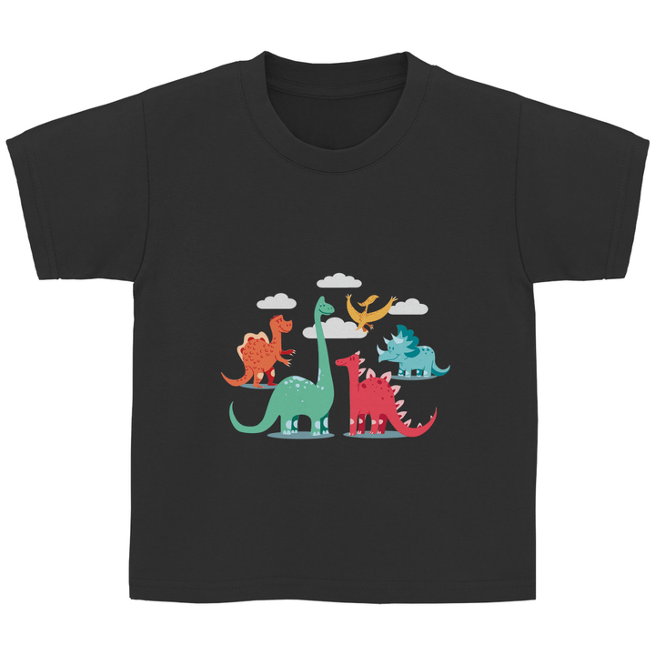 Dinosaurier Parade - Kinder T - Shirt - Textilzauber