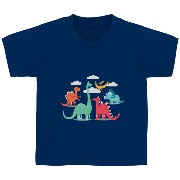 Dinosaurier Parade - Kinder T - Shirt - Textilzauber