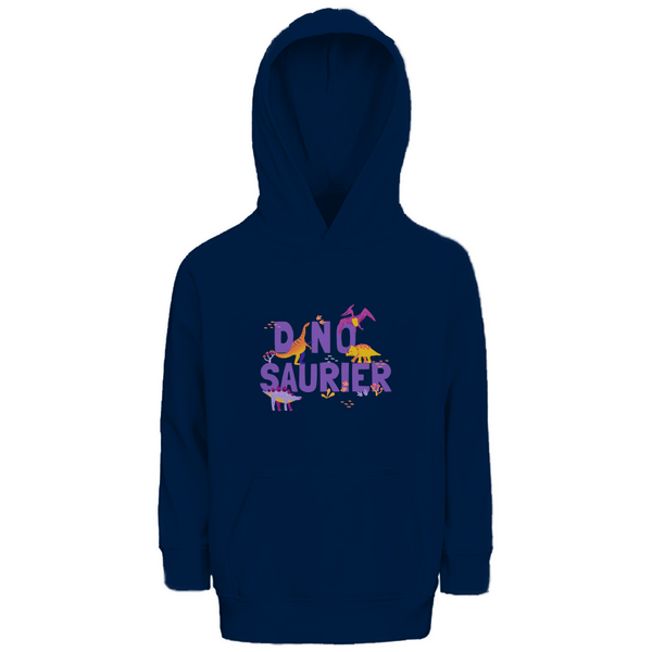 Dinosaurier - Premium Bio Kinderhoodie - Textilzauber
