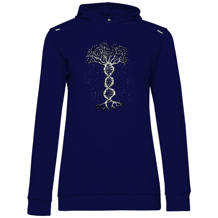 DNS - Baum - Damen Hoodie - Textilzauber