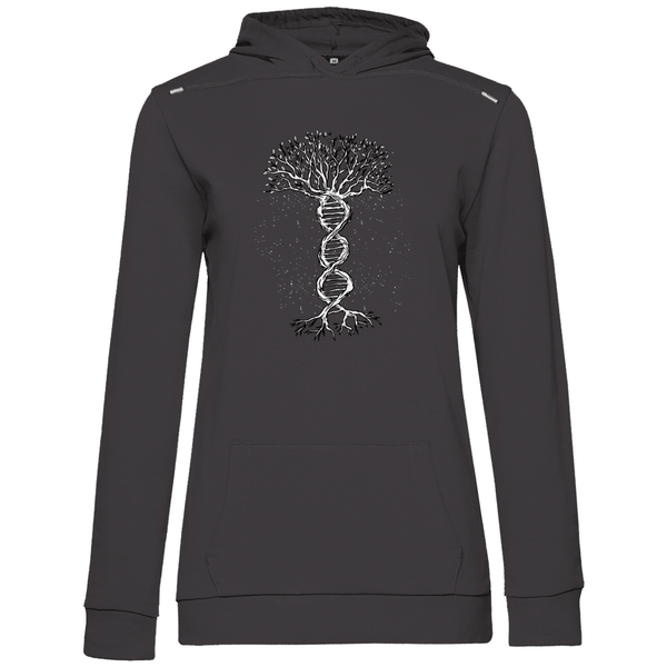 DNS - Baum - Damen Hoodie - Textilzauber
