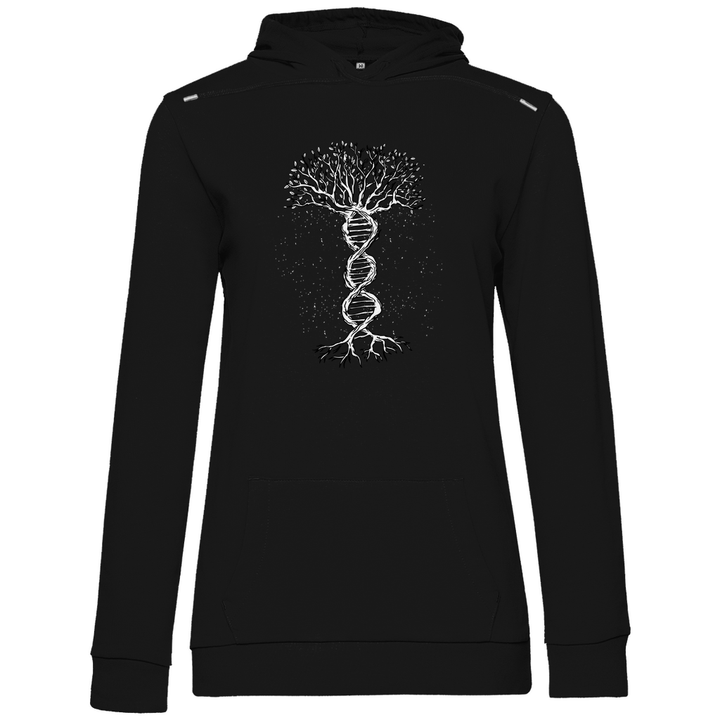 DNS - Baum - Damen Hoodie - Textilzauber