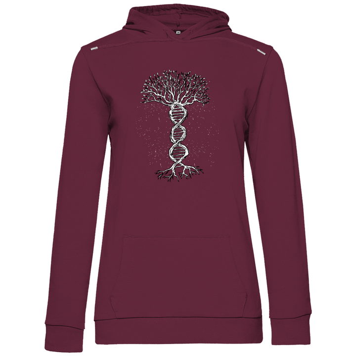 DNS - Baum - Damen Hoodie - Textilzauber