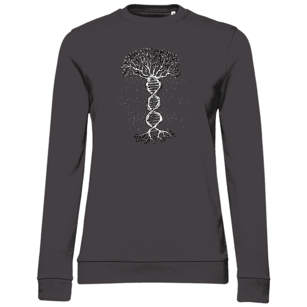 DNS - Baum - Damen Sweatshirt - Textilzauber