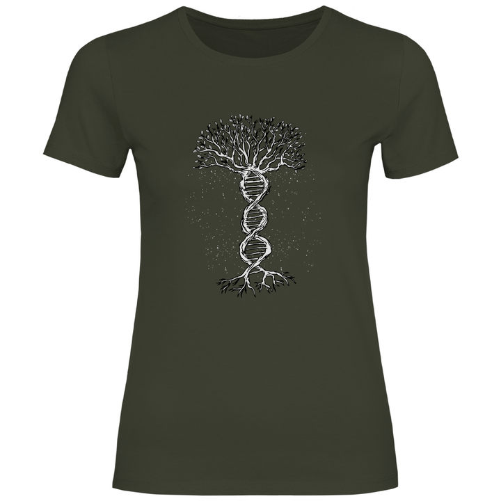 DNS - Baum - Damen T - Shirt - Textilzauber