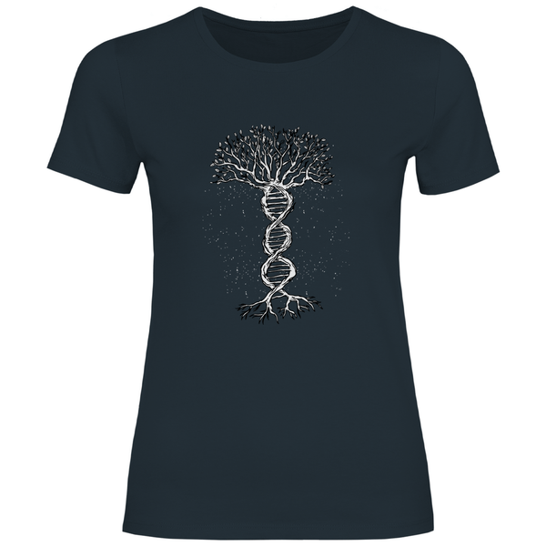 DNS - Baum - Damen T - Shirt - Textilzauber