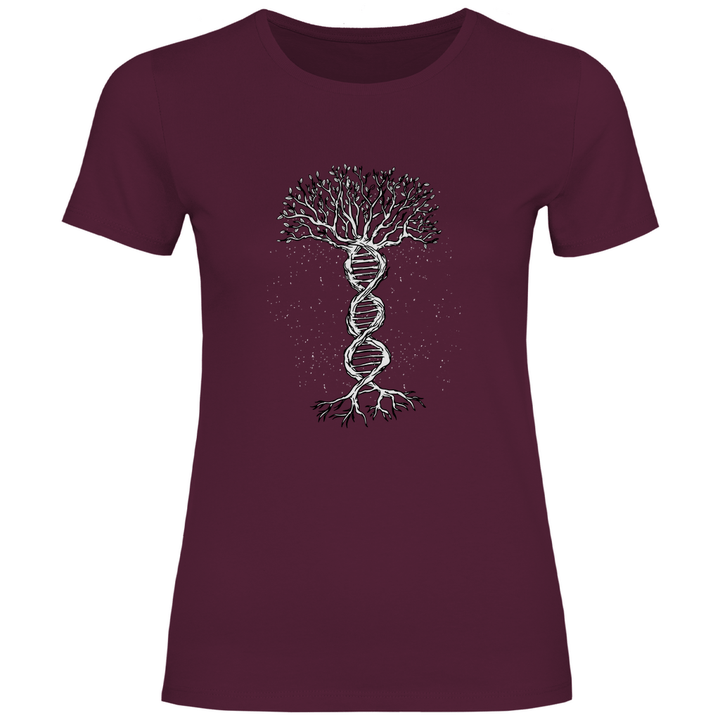 DNS - Baum - Damen T - Shirt - Textilzauber