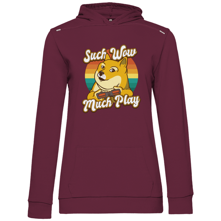 Doge Gamer - Damen Hoodie - Textilzauber