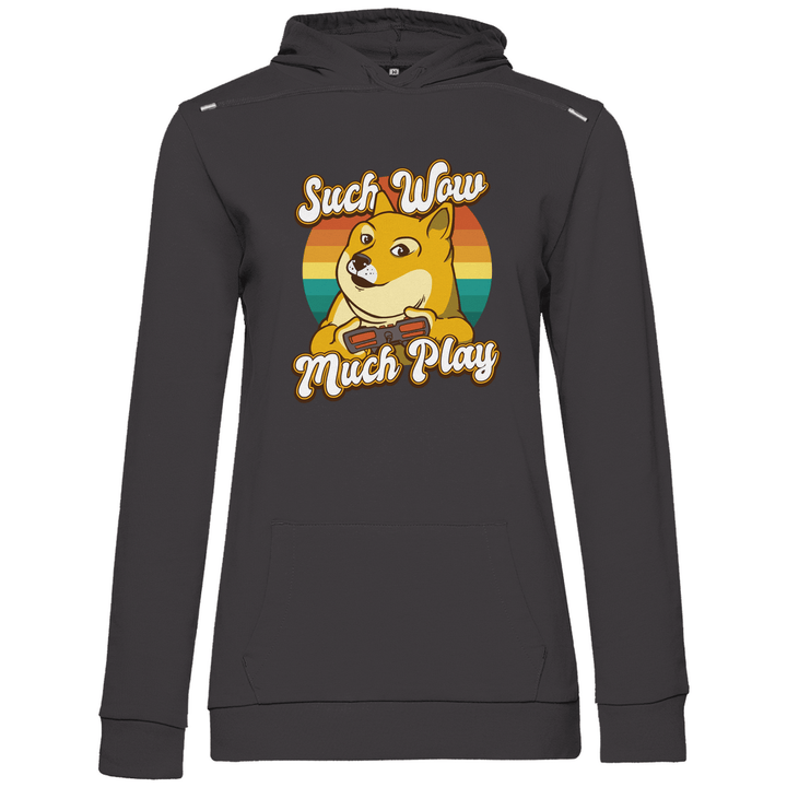 Doge Gamer - Damen Hoodie - Textilzauber