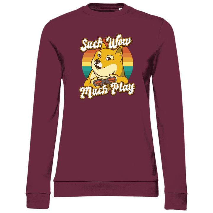 Doge Gamer - Damen Sweatshirt - Textilzauber