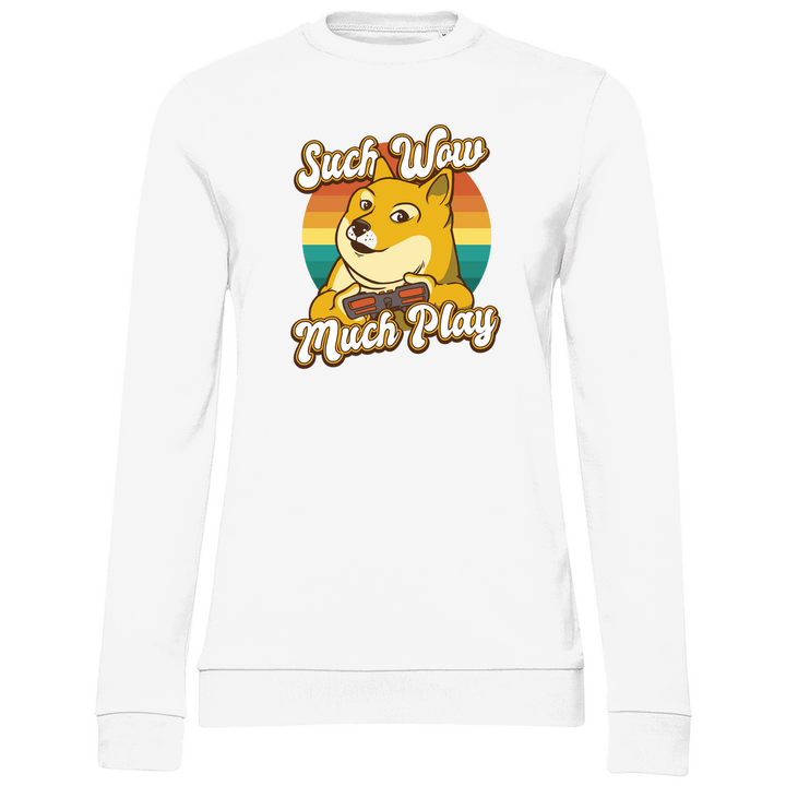 Doge Gamer - Damen Sweatshirt - Textilzauber