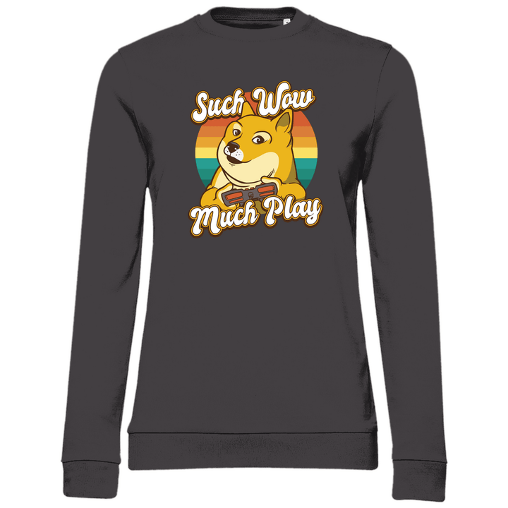 Doge Gamer - Damen Sweatshirt - Textilzauber