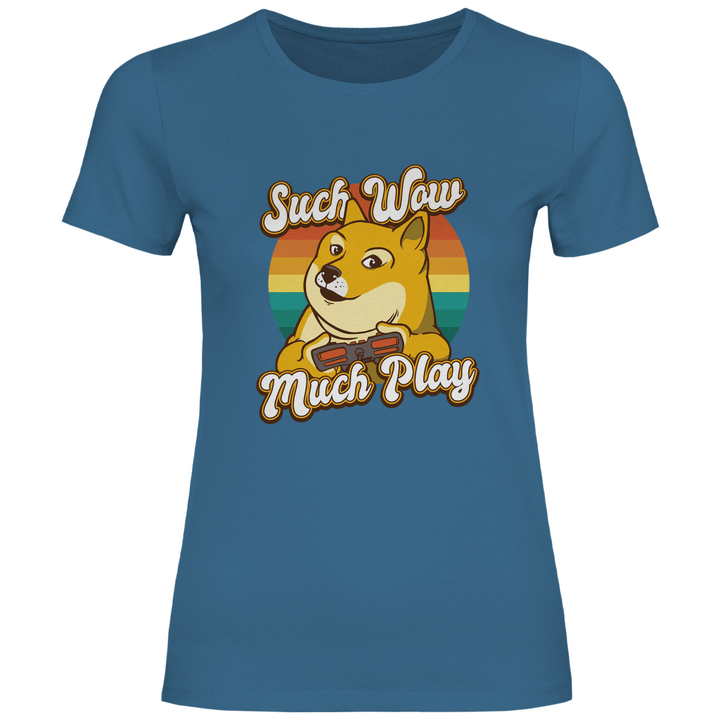 Doge Gamer - Damen T - Shirt - Textilzauber