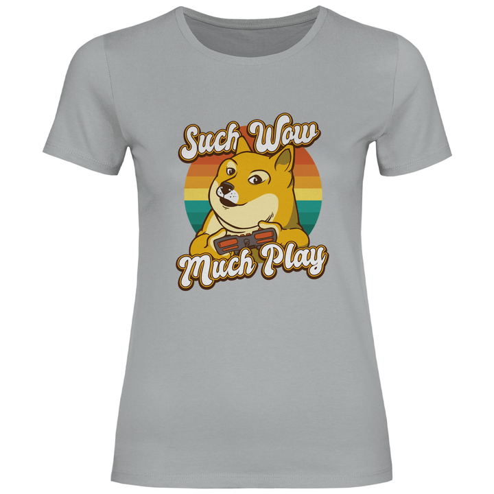 Doge Gamer - Damen T - Shirt - Textilzauber
