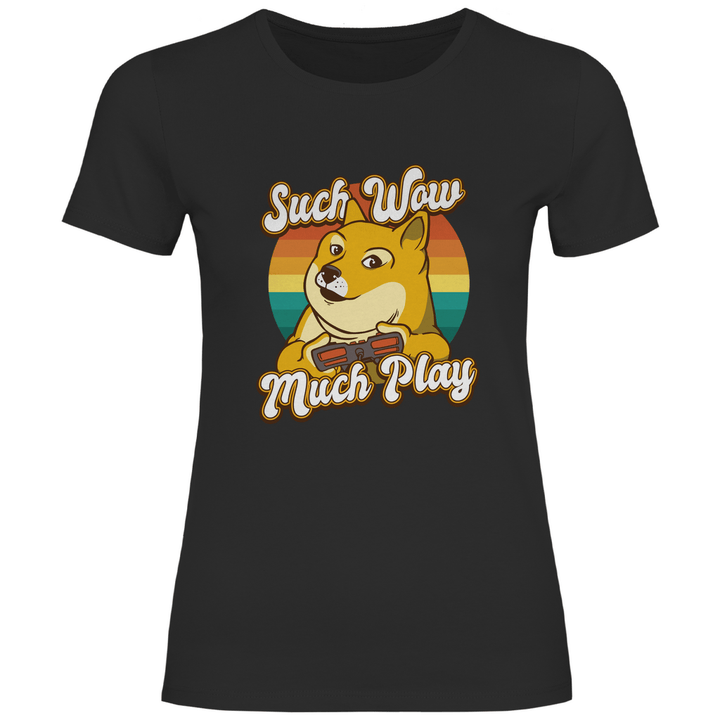 Doge Gamer - Damen T - Shirt - Textilzauber