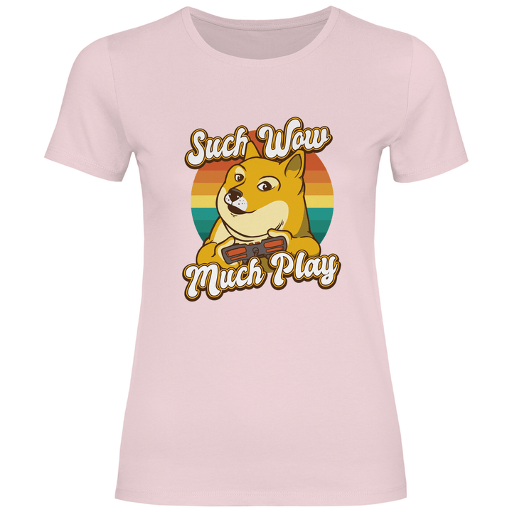 Doge Gamer - Damen T - Shirt - Textilzauber