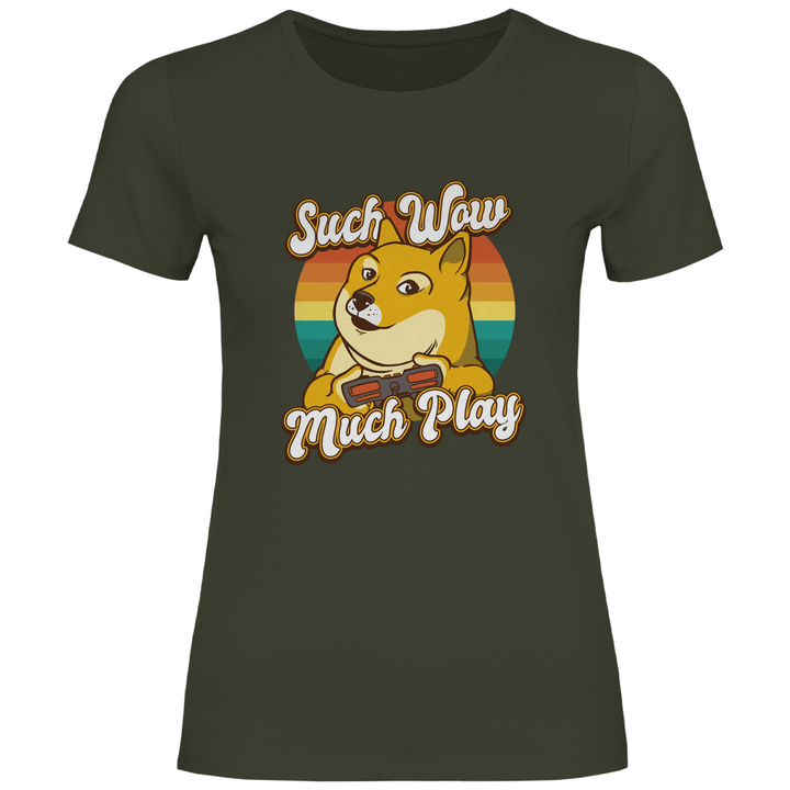 Doge Gamer - Damen T - Shirt - Textilzauber