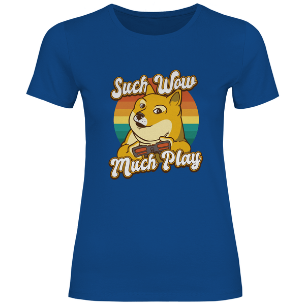 Doge Gamer - Damen T - Shirt - Textilzauber