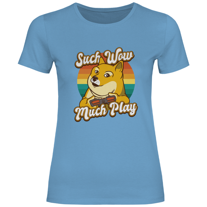 Doge Gamer - Damen T - Shirt - Textilzauber