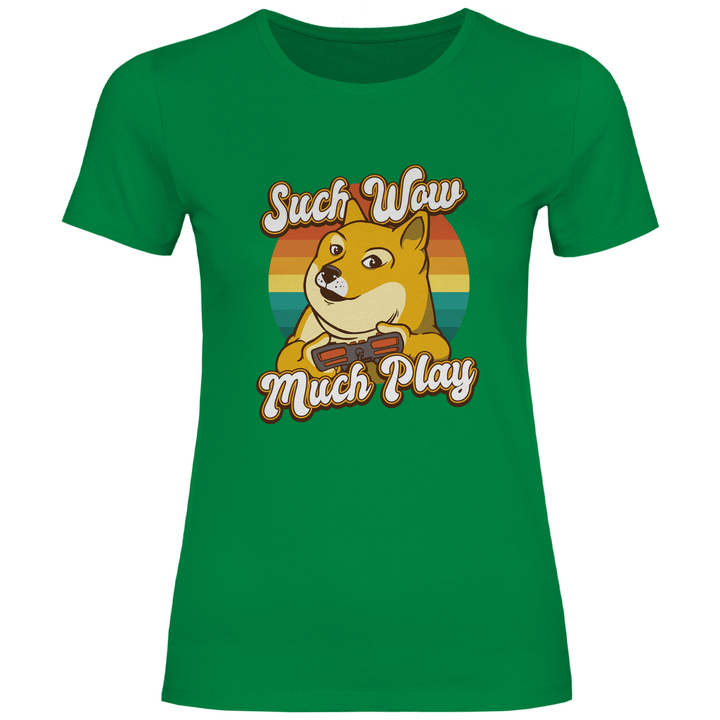 Doge Gamer - Damen T - Shirt - Textilzauber