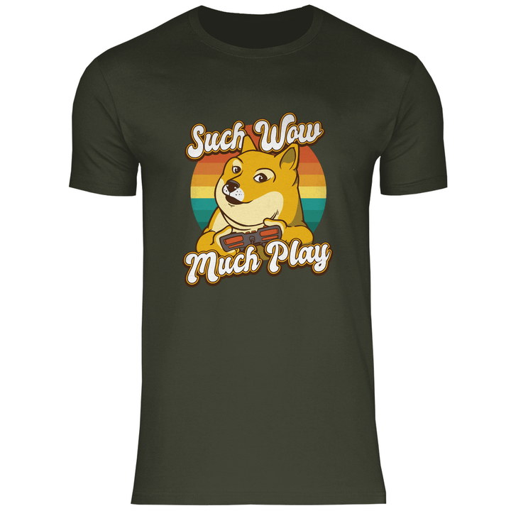 Doge Gamer - Herren T - Shirt - Textilzauber