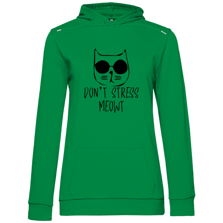 Don't Stress Meowt - Damen Hoodie - Textilzauber