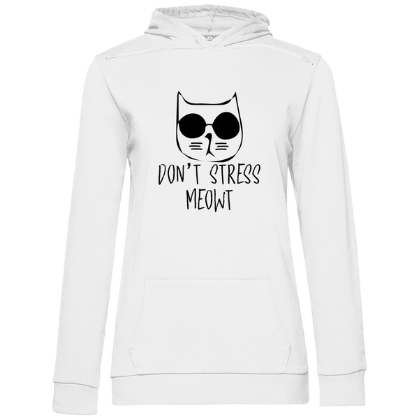 Don't Stress Meowt - Damen Hoodie - Textilzauber