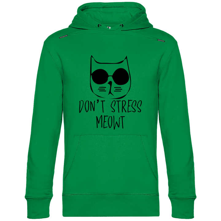Don't Stress Meowt - Herren Hoodie - Textilzauber