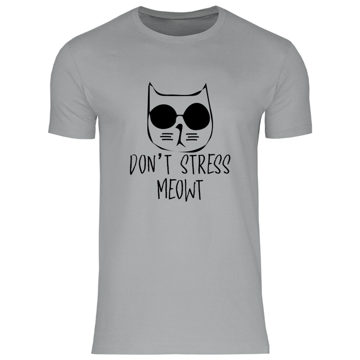 Don't Stress Meowt - Herren T - Shirt - Textilzauber