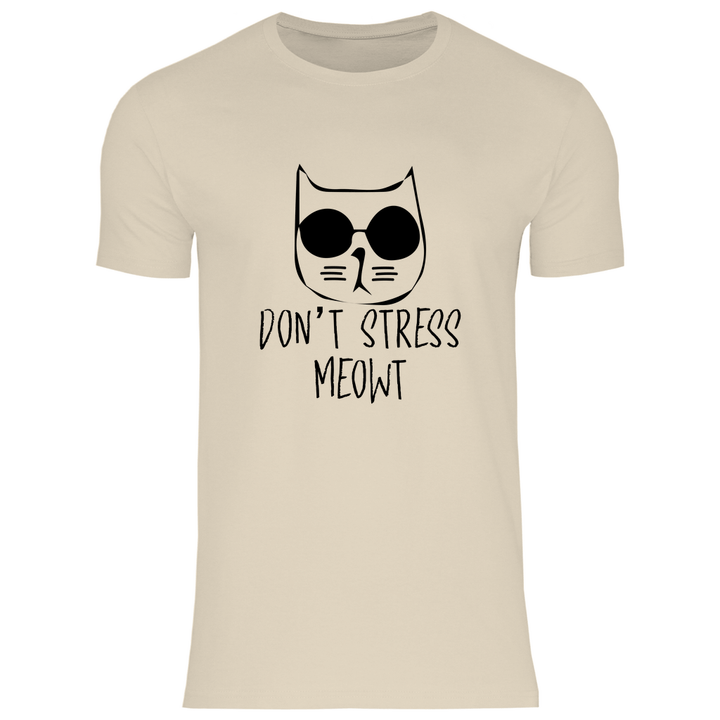Don't Stress Meowt - Herren T - Shirt - Textilzauber
