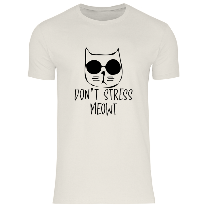 Don't Stress Meowt - Herren T - Shirt - Textilzauber