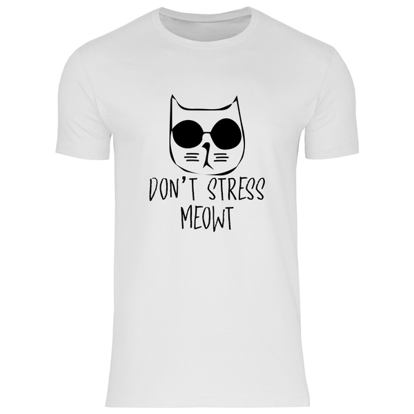 Don't Stress Meowt - Herren T - Shirt - Textilzauber