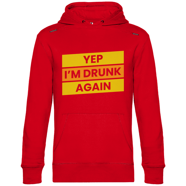 Drunk again - Herren Hoodie - Textilzauber