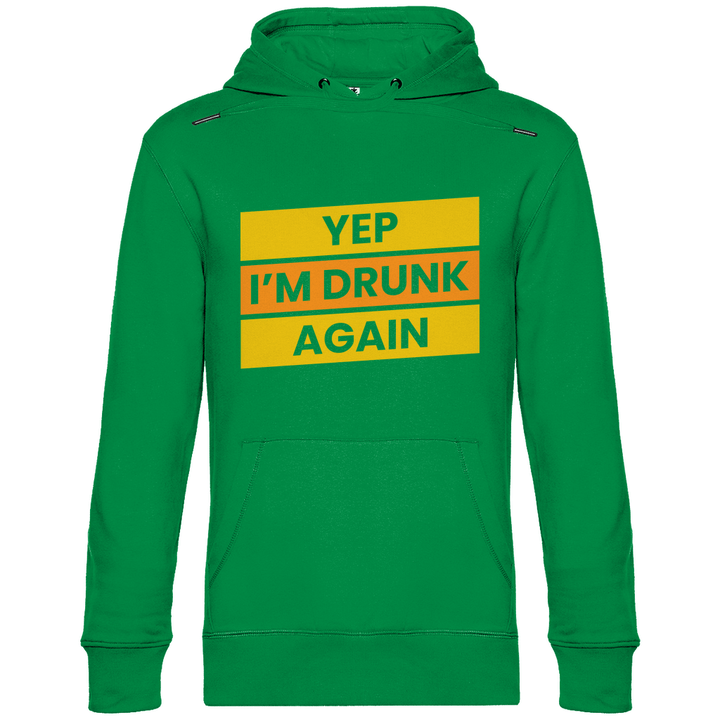 Drunk again - Herren Hoodie - Textilzauber