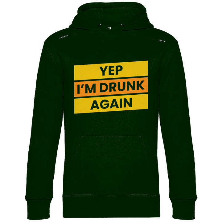 Drunk again - Herren Hoodie - Textilzauber