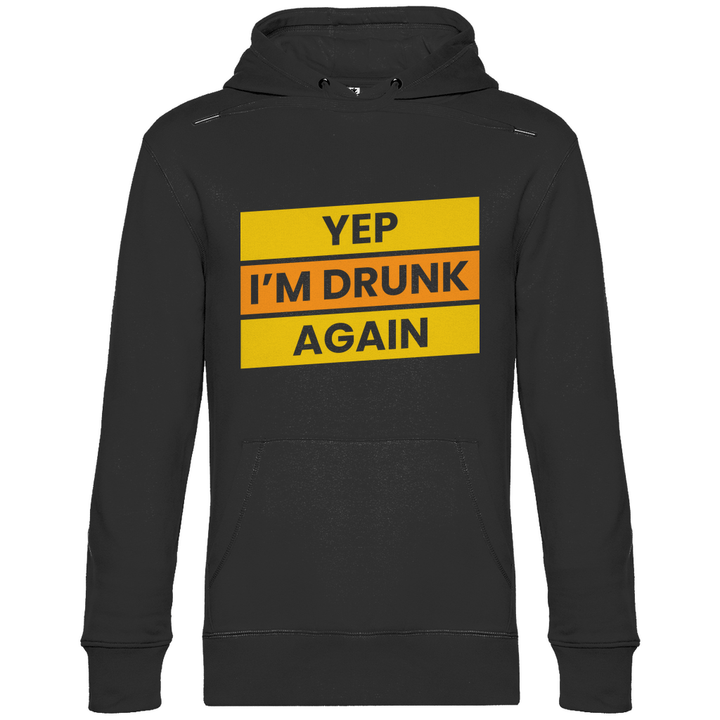 Drunk again - Herren Hoodie - Textilzauber