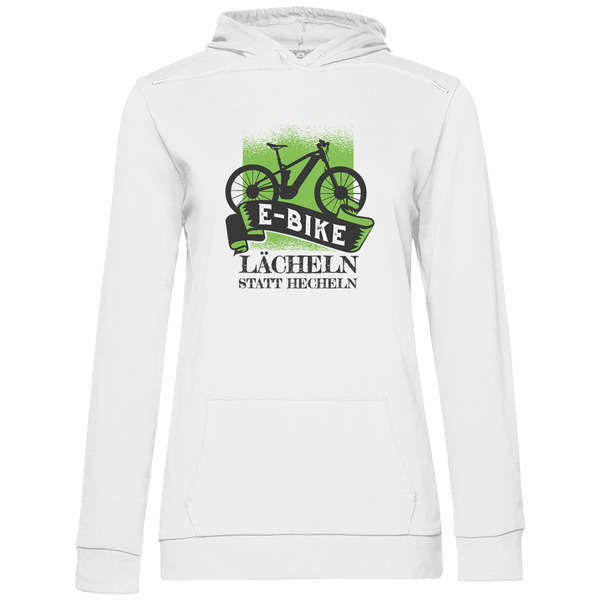 E - Bike Lächeln - Damen Hoodie - Textilzauber