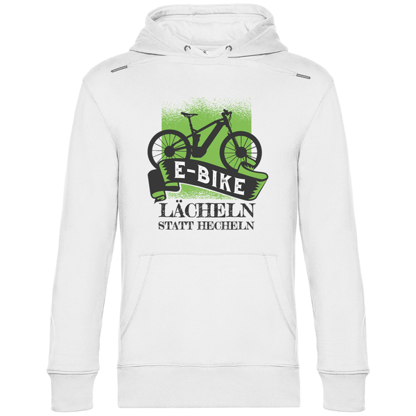 E - Bike Lächeln - Herren Hoodie - Textilzauber