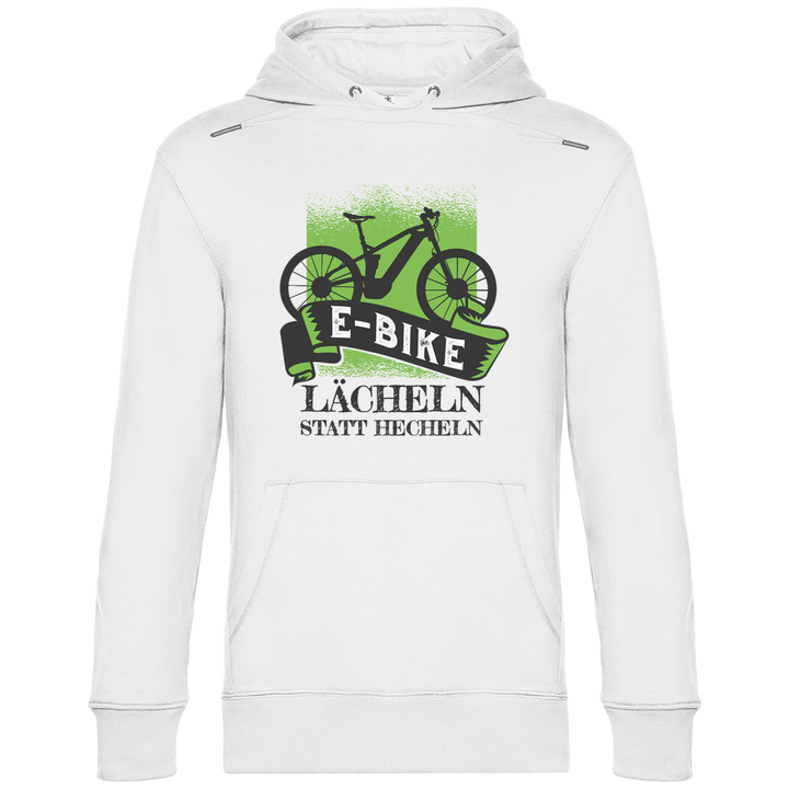 E - Bike Lächeln - Herren Hoodie - Textilzauber