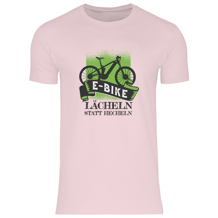 E - Bike Lächeln - Herren T - Shirt - Textilzauber