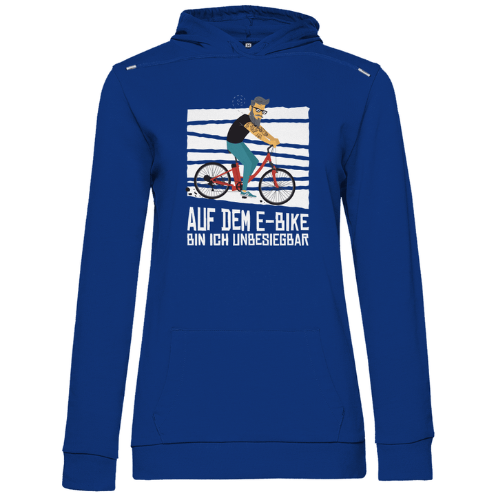 E - Bike Unbesiegbar - Damen Hoodie - Textilzauber