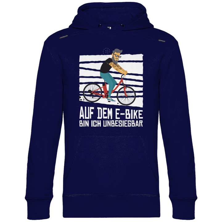 E - Bike Unbesiegbar - Herren Hoodie - Textilzauber