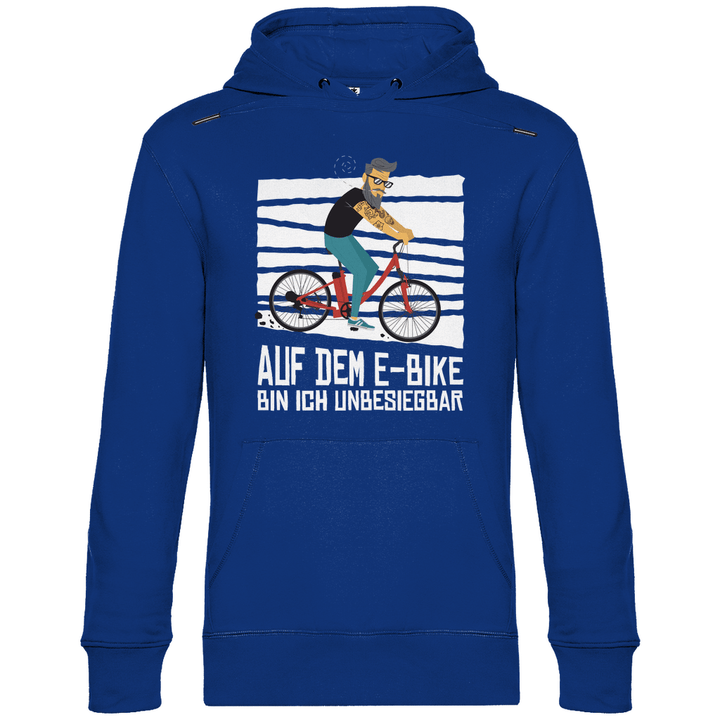E - Bike Unbesiegbar - Herren Hoodie - Textilzauber