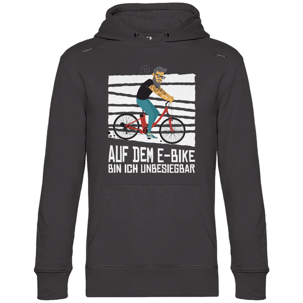 E - Bike Unbesiegbar - Herren Hoodie - Textilzauber