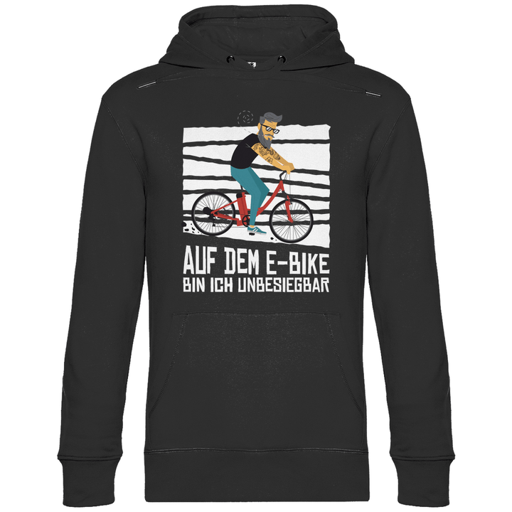 E - Bike Unbesiegbar - Herren Hoodie - Textilzauber