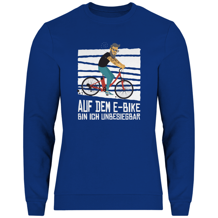 E - Bike Unbesiegbar - Herren Sweatshirt - Textilzauber