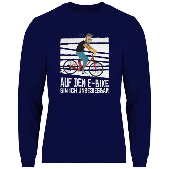 E - Bike Unbesiegbar - Herren Sweatshirt - Textilzauber
