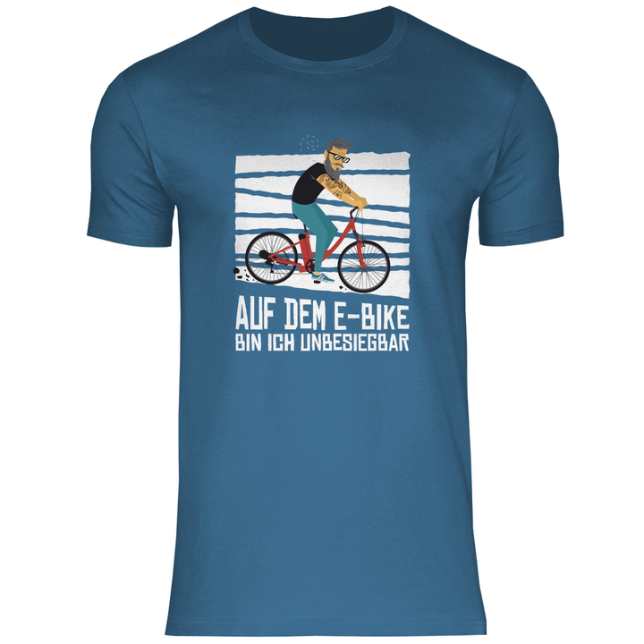 E - Bike Unbesiegbar - Herren T - Shirt - Textilzauber