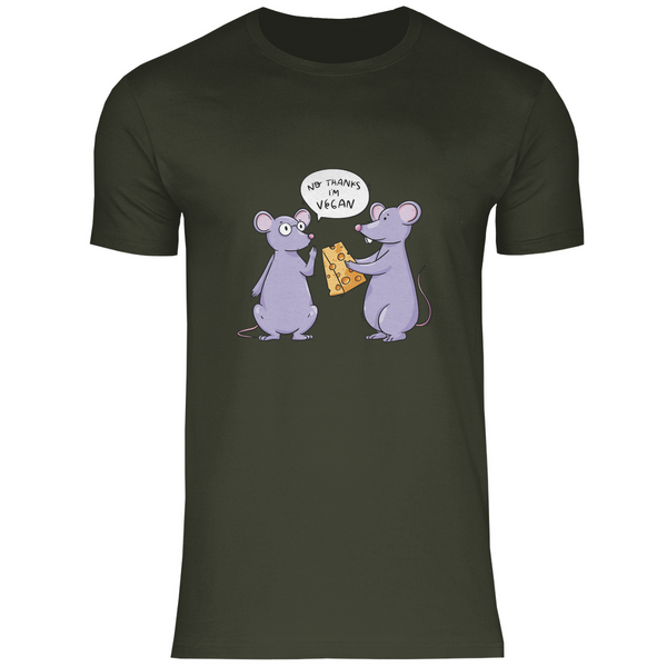 Vegane Maus Comic - Herren T-Shirt