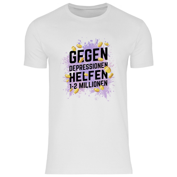 Millionen gegen Depressionen - Herren T-Shirt
